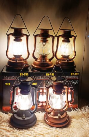 WhatsApp Image 2026-06-18 at 10.19.01 Vintage Multi-Power Rechargeable LED Emergency Lantern (RY-T91)
