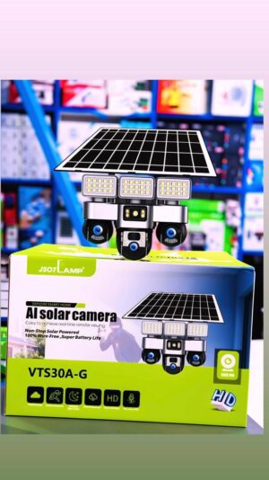 JSOTLAMP VTS30A-G AI 4G LTE Triple-Lens Smart Solar Camera