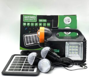GDTIMES GD-102 Solar Lighting & Entertainment System