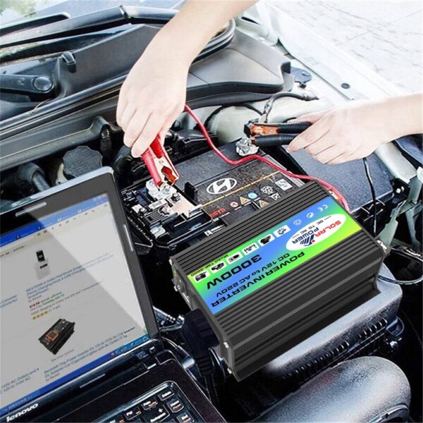 d41eadcd47d3e2a9942949d049b4d01b Share this product Peaks 3000W DC12V-AC220V Modified Sine Wave Inverter- Black
